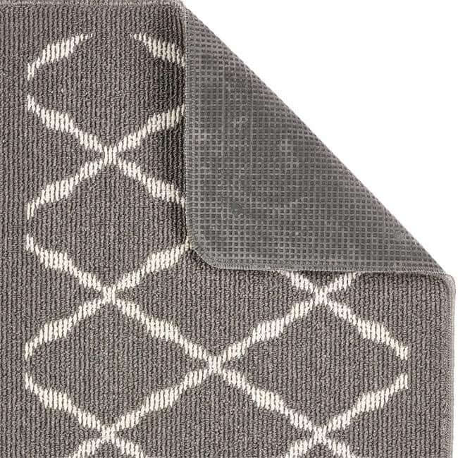 The Rugs Durable Washable Mats & Runners with Diamond Design