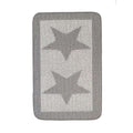 Star Grey Washable Mat and Runner