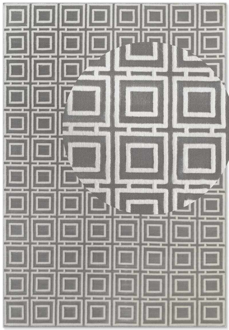 Perles Shortpile Howlite Rug – Modern Geometric