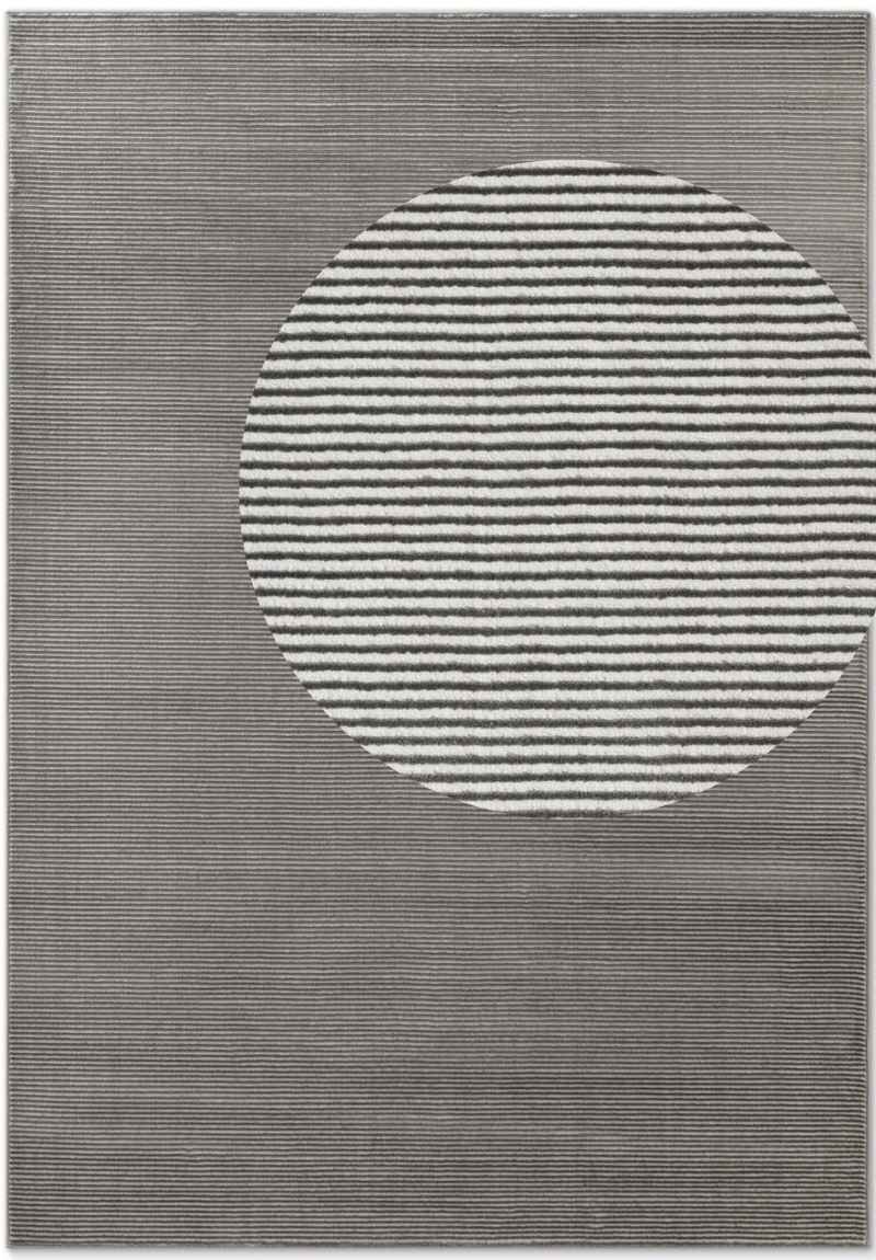 Perles Shortpile Rug Dolomite – Modern Striped