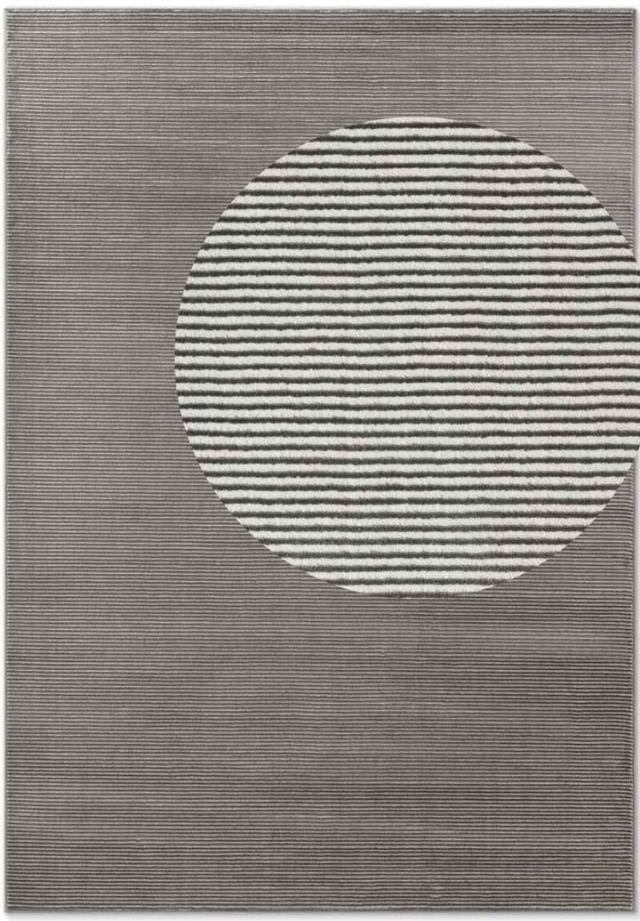 Perles Shortpile Rug Dolomite – Modern Striped
