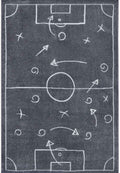 Adventures Kids Game Plan Dark Grey Rug