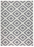 Malta Reversible Indoor-Outdoor Grey Rug