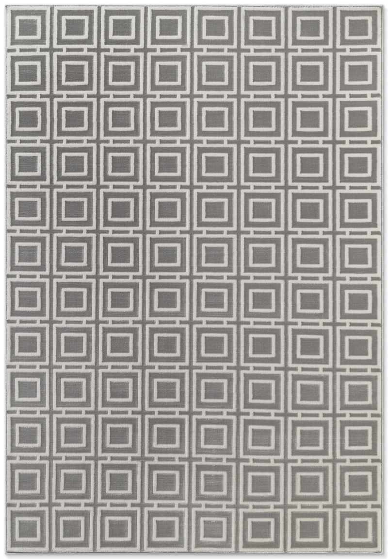 Perles Shortpile Howlite Rug – Modern Geometric