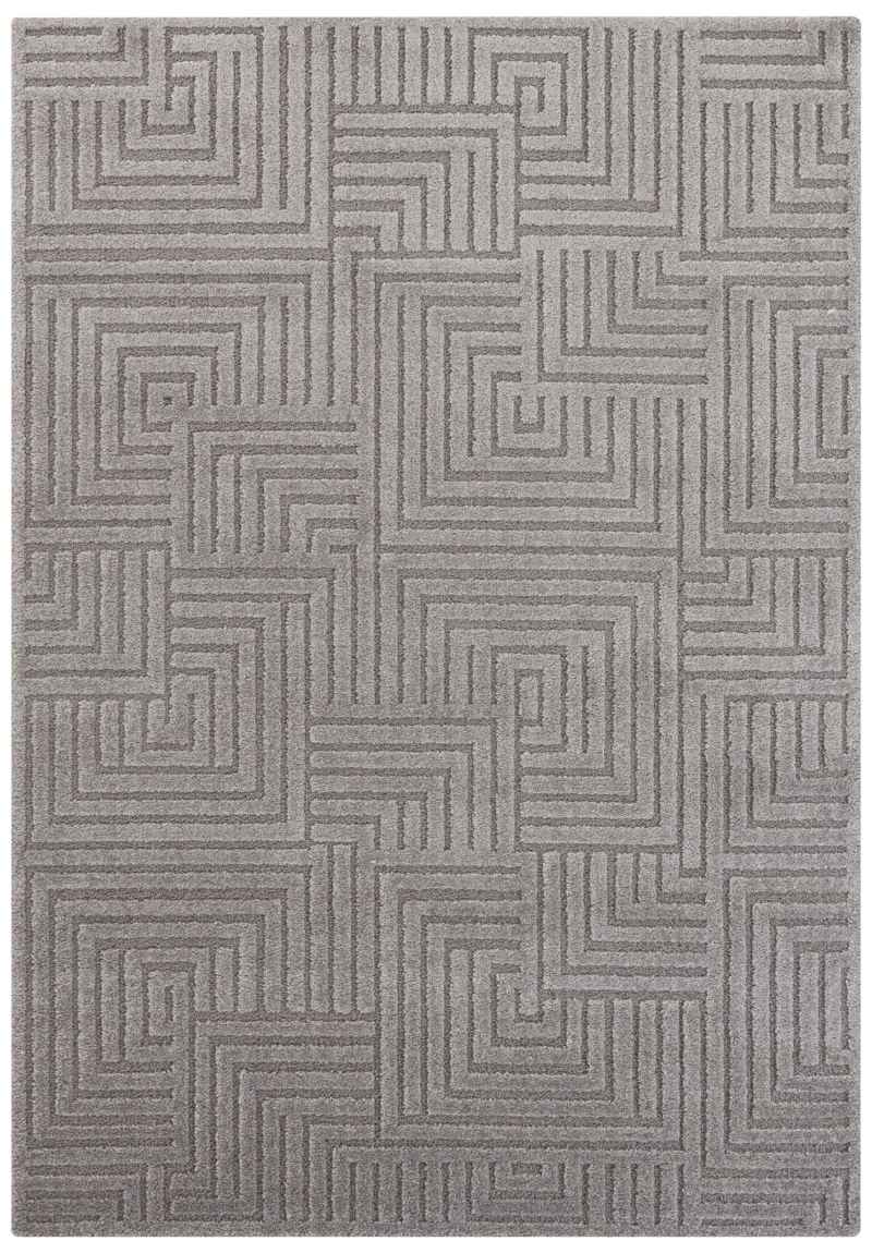 Soft Pile Rug with High-Low Texture