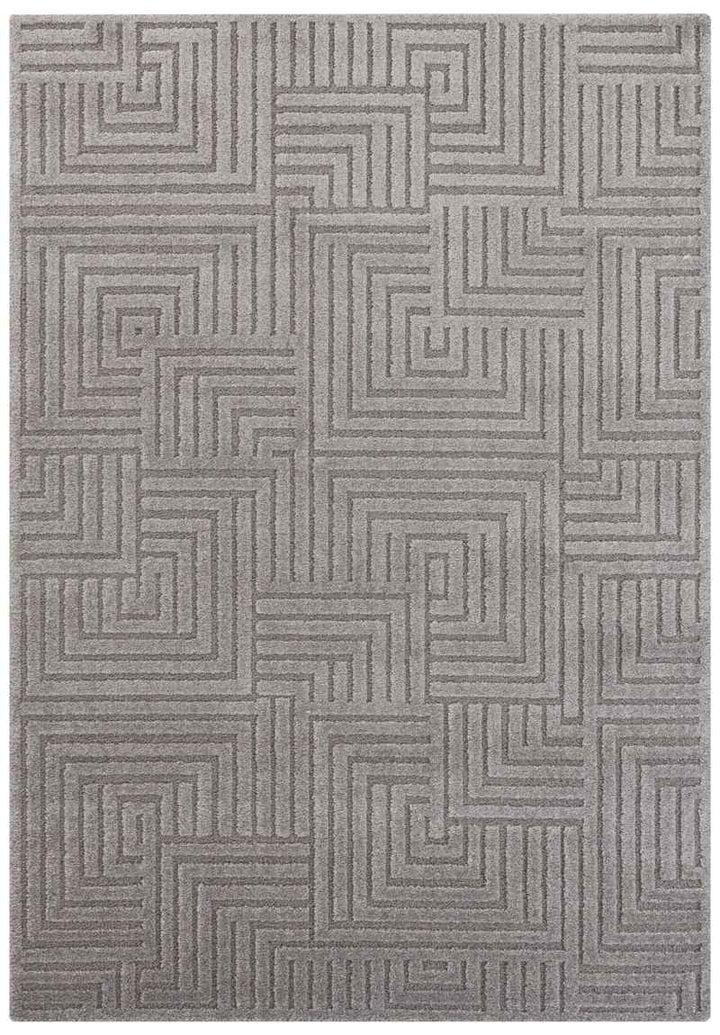 Soft Pile Rug with High-Low Texture