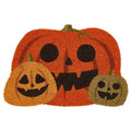 Coir Doormat Halloween Pumpkins Design