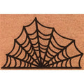 Coir Doormat Halloween Spider Web Design
