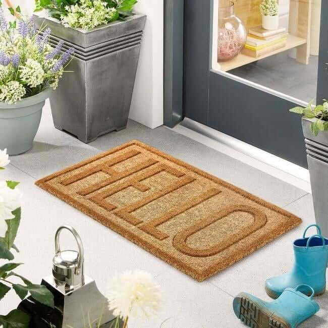 The Rugs Durable Coir Scraper Outdoor Mat | Eco-Friendly