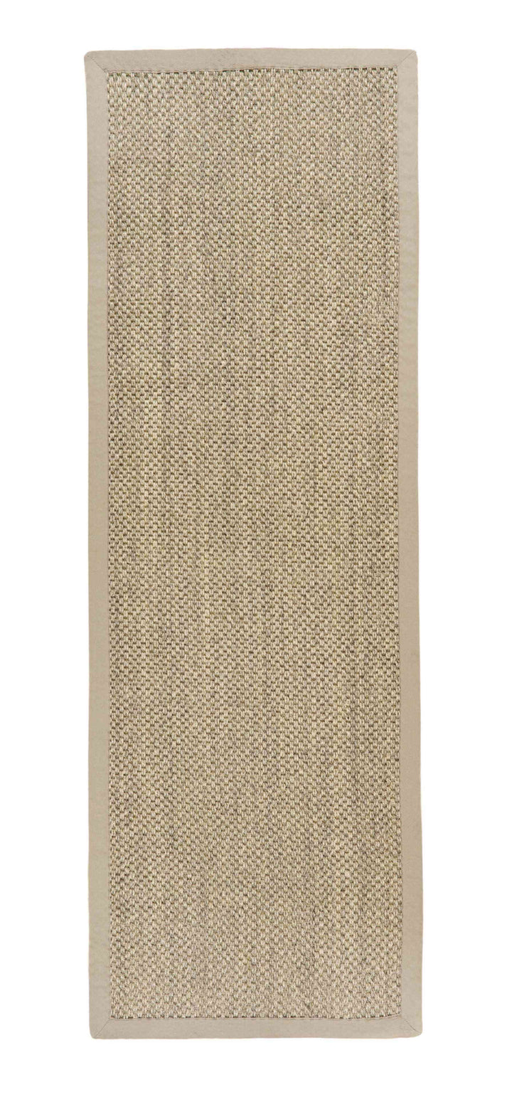 Bordered Light Beige Non-Slip Sisal Rug |Natural Home Decor