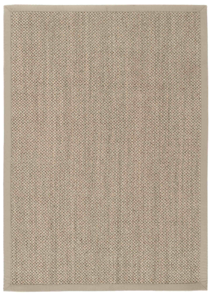 Bordered Light Beige Non-Slip Sisal Rug |Natural Home Decor