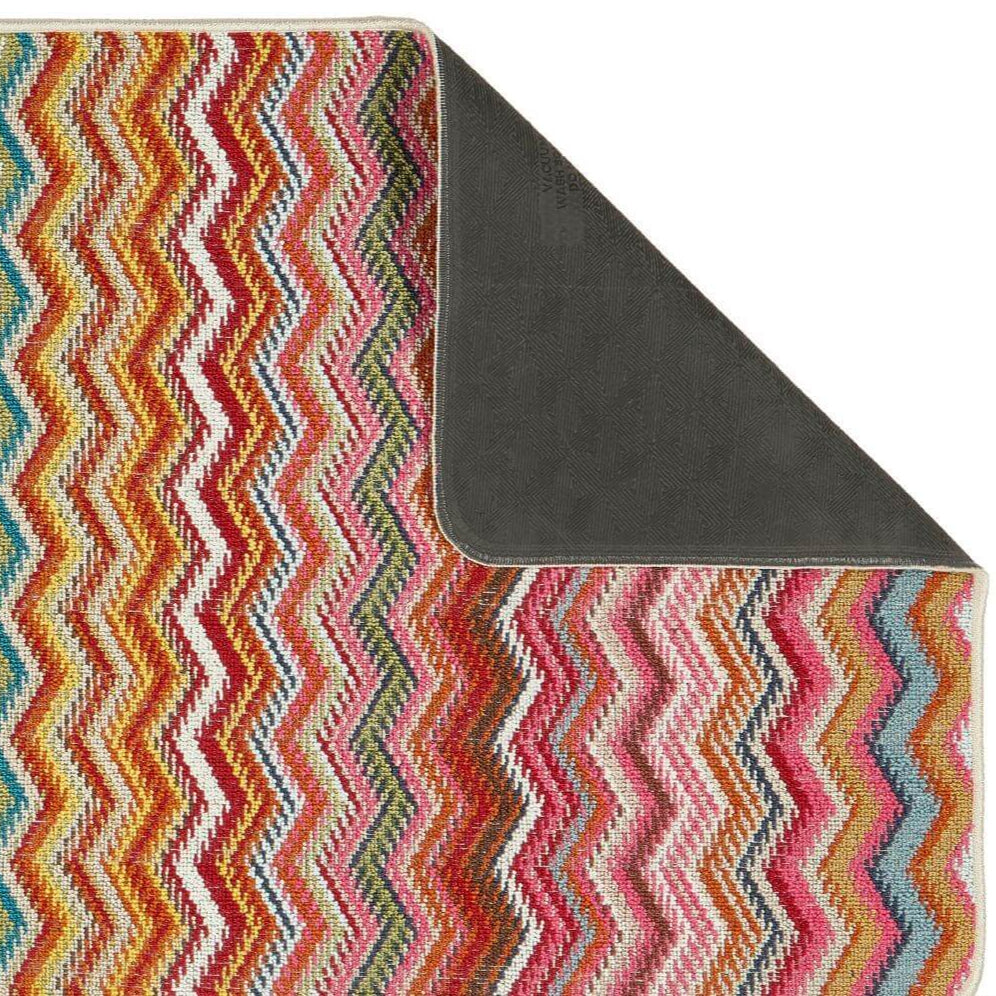 The Rugs Candy Washable Indoor Mat: Stylish Chevron Design