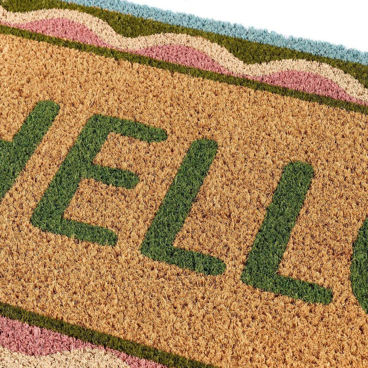 The Rugs Quality Eco-Friendly Coir Doormat 45x75cm Stylish