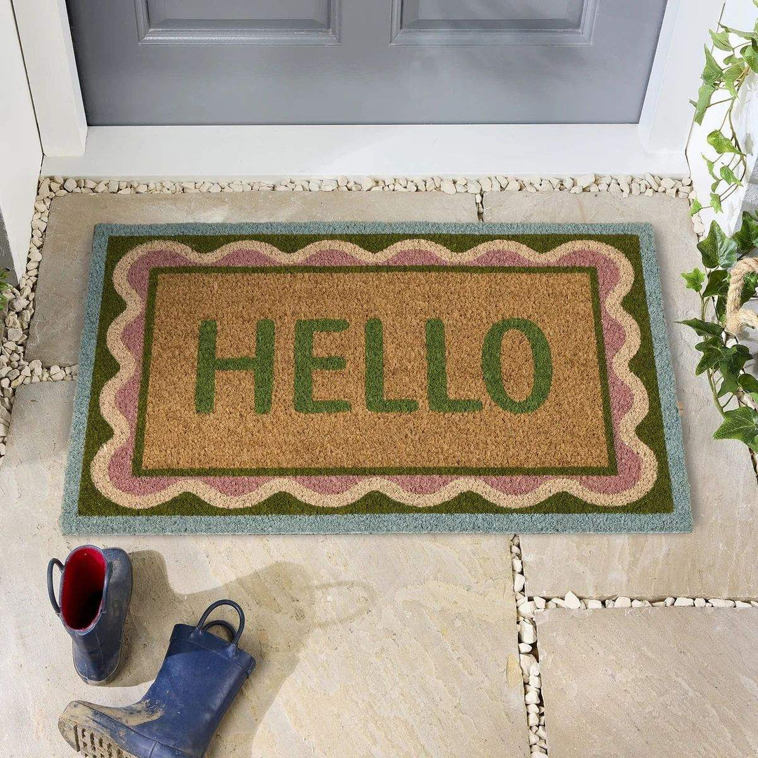 The Rugs Quality Eco-Friendly Coir Doormat 45x75cm Stylish