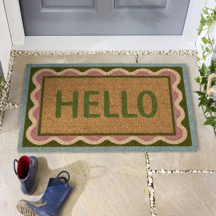 The Rugs Quality Eco-Friendly Coir Doormat 45x75cm Stylish