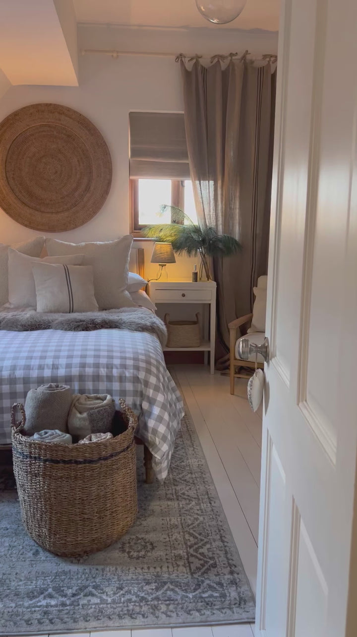 Grey Oriental Design Living Room Rug | The Rugs