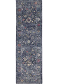 Traditional Floral Rug – Blue Elegance