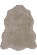 Luxury Fur Beige Shaggy Rug – Ultra-Soft Geometric