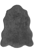 Luxury Fur Grey Shaggy Rug – Ultra-Soft Geometric