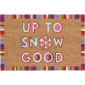 Coir Doormat Christmas Snow Good Design