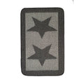 Star Dark Grey Washable Mat or Runner