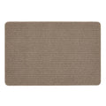 Washable Waffle Texture Brown Mat or Runner