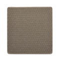 Textured Washable Honeycomb Brown Mat or Runner
