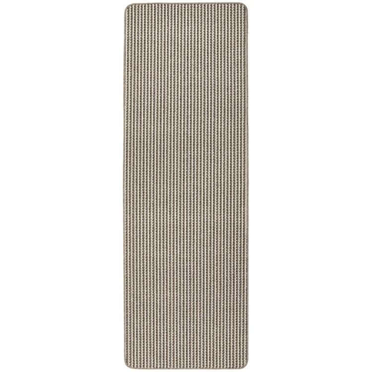 The Rugs Twist Stripe Washable Mat & Runner Beige | Stylish