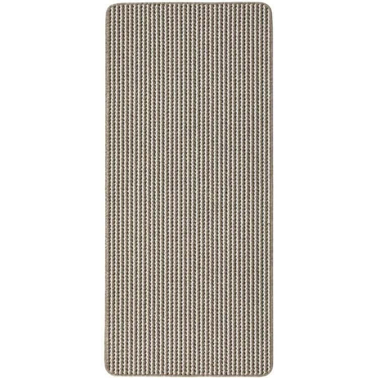 The Rugs Twist Stripe Washable Mat & Runner Beige | Stylish