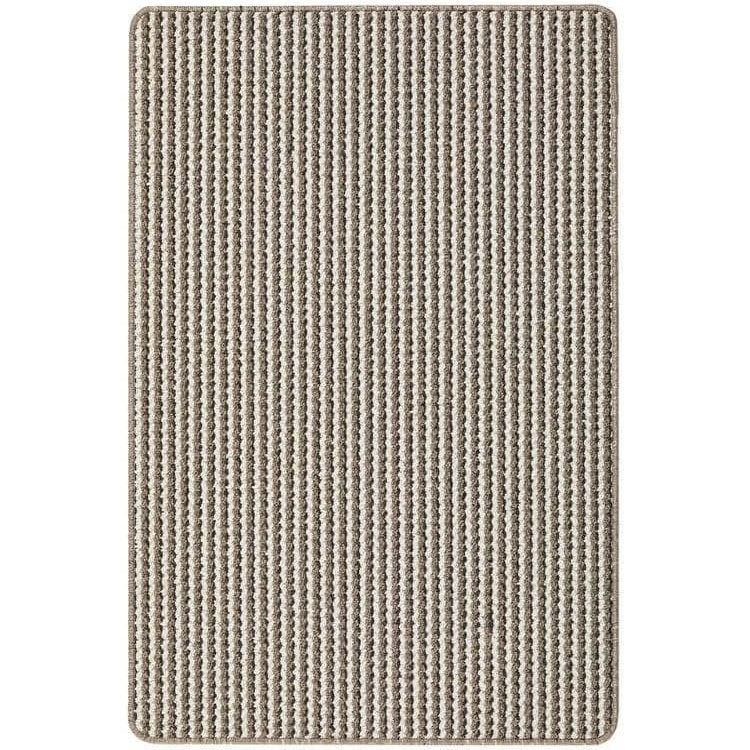 The Rugs Twist Stripe Washable Mat & Runner Beige | Stylish