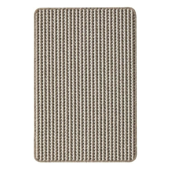 The Rugs Twist Stripe Washable Mat & Runner Beige | Stylish