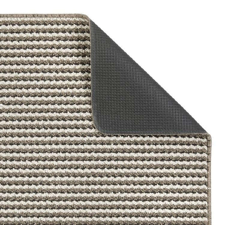 The Rugs Twist Stripe Washable Mat & Runner Beige | Stylish