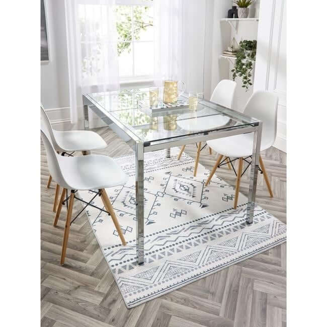 The Rugs Washable Rug Eterna Cream | Practical Home Decor