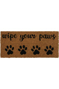 Derby Doormat Insert Wipe Your Paws (23X53cm)