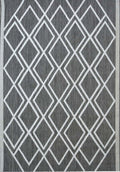County Grey Diamonds Indoor & Outdoor Rug
