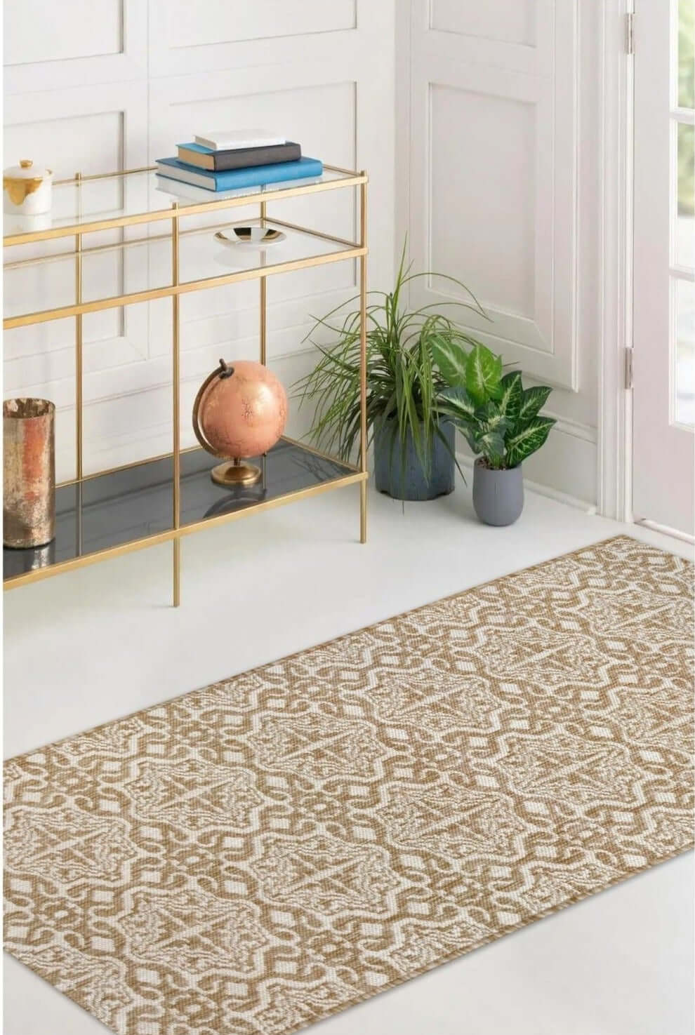 County Victorian Indoor/Outdoor Rug | Versatile Home Decor |