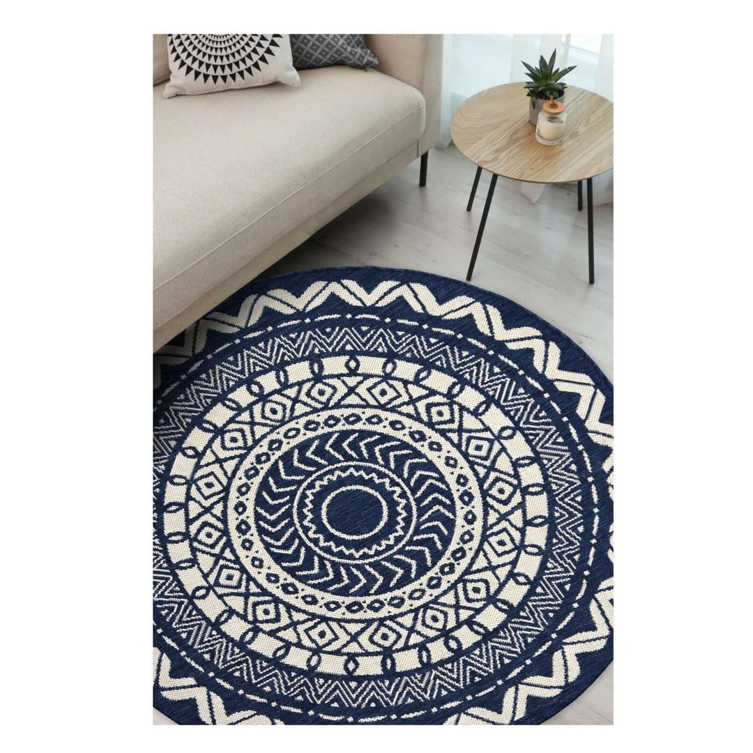 County Circle Indoor/Outdoor Rug | Versatile Home Decor