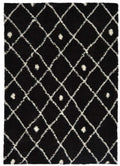 Snug Nomadic Black Shaggy Rug