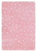 Snug Spotty Pink Shaggy Rug