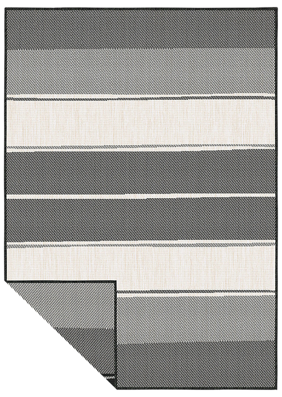 Tonal Stripes Reversible Outdoor Rug | Versatile & Durable