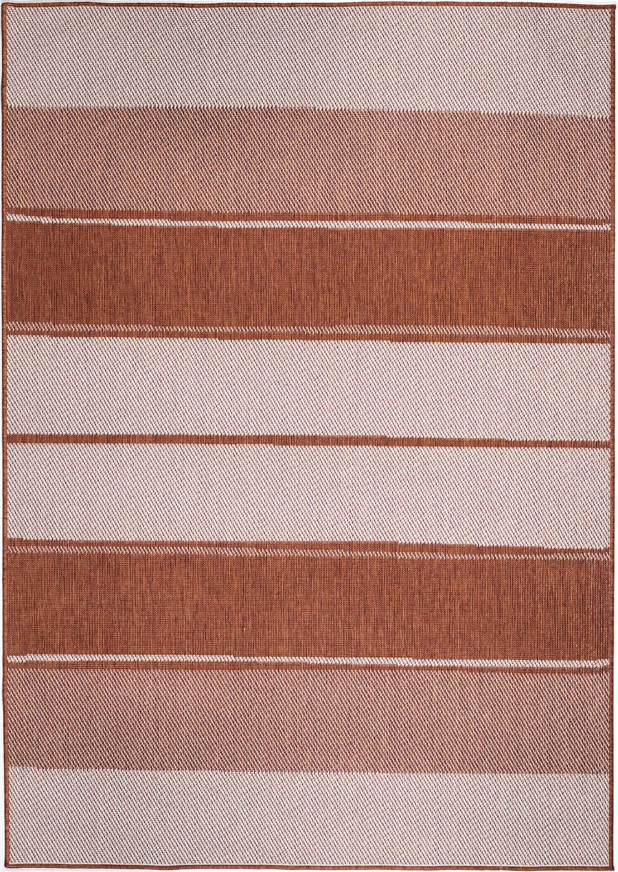 Tonal Stripes Reversible Outdoor Rug | Versatile & Durable