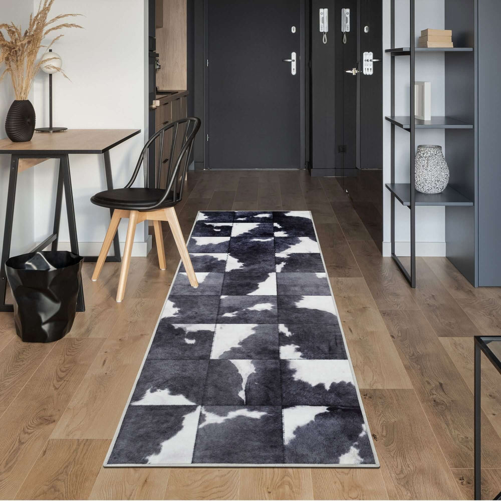 Faux Hides Rug Black and White - Shop Plush Elegance