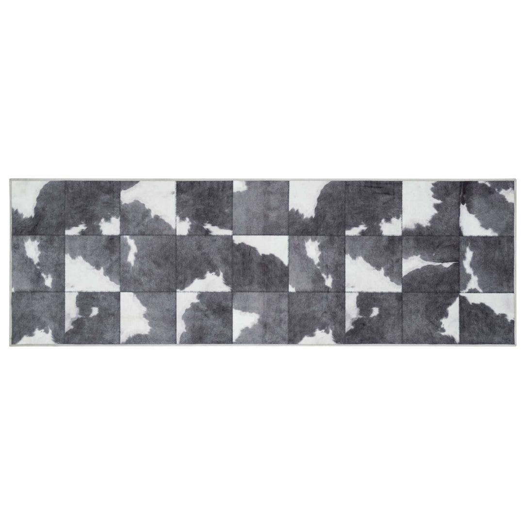 Faux Hides Rug Black and White - Shop Plush Elegance