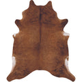 Large Faux Hides Animal Print Warm Brown Rug
