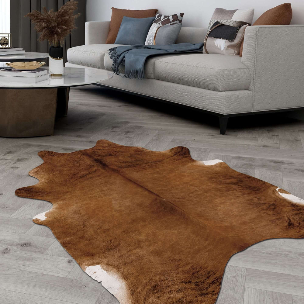 Premium Faux Hides in Grey & Brown |Luxurious Rugs |The Rugs