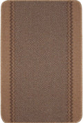 Washable Bordered Beige Rug | 116B