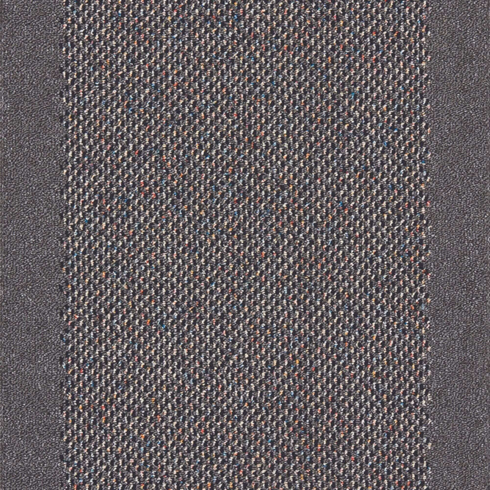 Machine Washable Designer Mats |Dark Grey Bordered |The Rugs