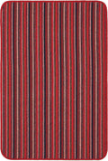 Washable All-Purpose Stripe Red Mats