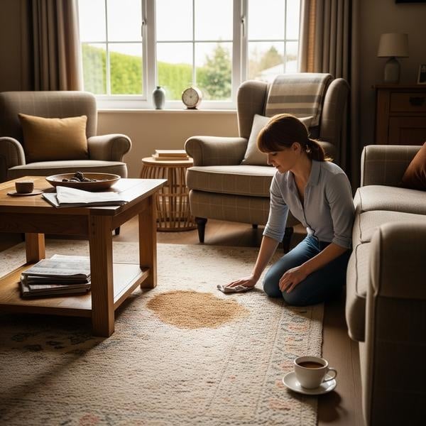How to remove a coffee stain from a rug: Quick Solutions to Save Your Rug & Carpet