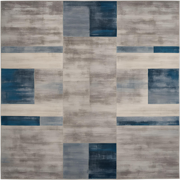 Grey and Blue: A Harmonious Combination for Rugs